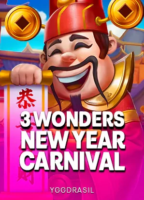 ปกเกมสล็อต 3 Wonders New Year Carnival ค่าย Yggdrasil